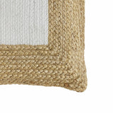 TOV Blank Mind White Square Accent Pillow