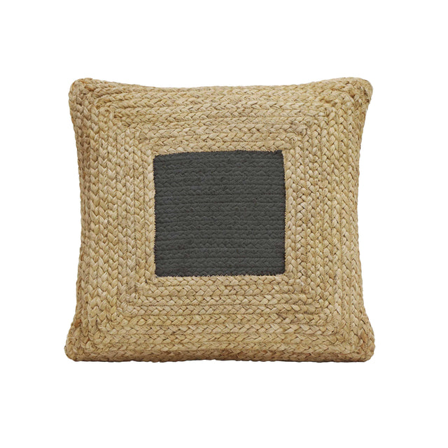 TOV Blank Mind Black Square Accent Pillow