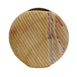 TOV Saava Shell Stone Vase in Sandstone