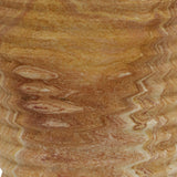 TOV Saava Ribbed Stone Vase in Sandstone