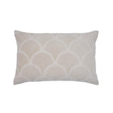 TOV Destiny White Woven Cushion