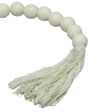 TOV Harrison Cream Wooden Candlestick