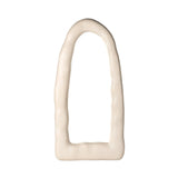 TOV Kaia Cream Textured Small Floor Mirror