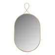 TOV Ravina Braided Brass Oval Wall Mirror