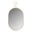 TOV Ravina Braided Brass Oval Wall Mirror