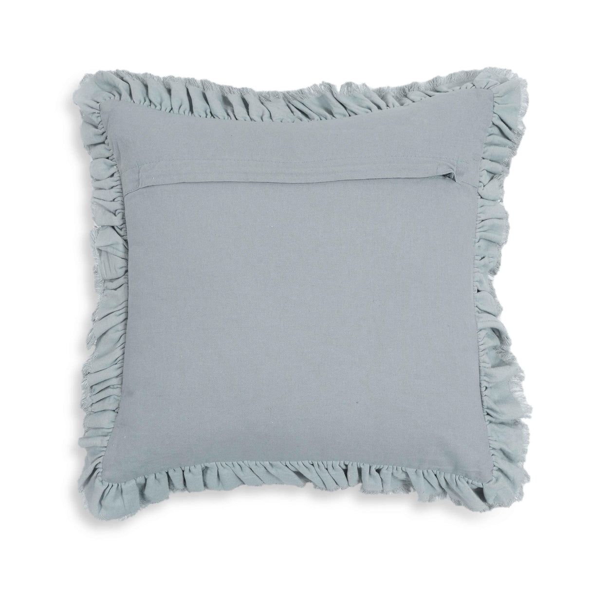 TOV Alessia Distressed Blue Velvet Pillow