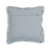 TOV Alessia Distressed Blue Velvet Pillow