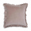 TOV Alessia Distressed Pink Velvet Pillow