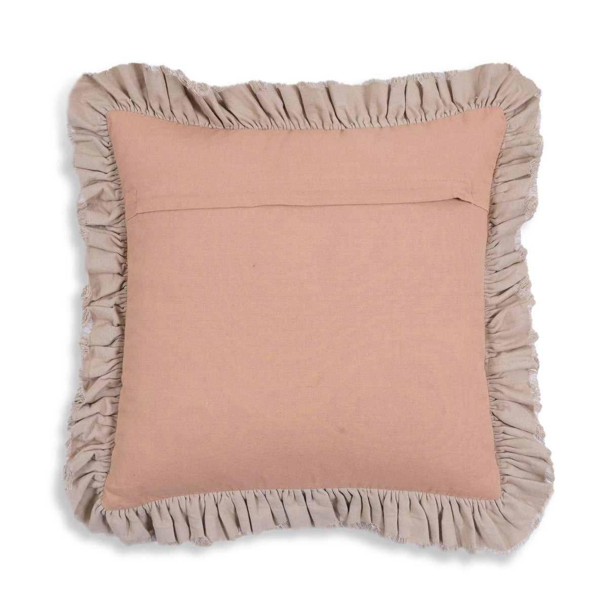 TOV Alessia Distressed Pink Velvet Pillow