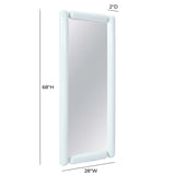 TOV Cozzi Pastel Blue Large Floor Mirror