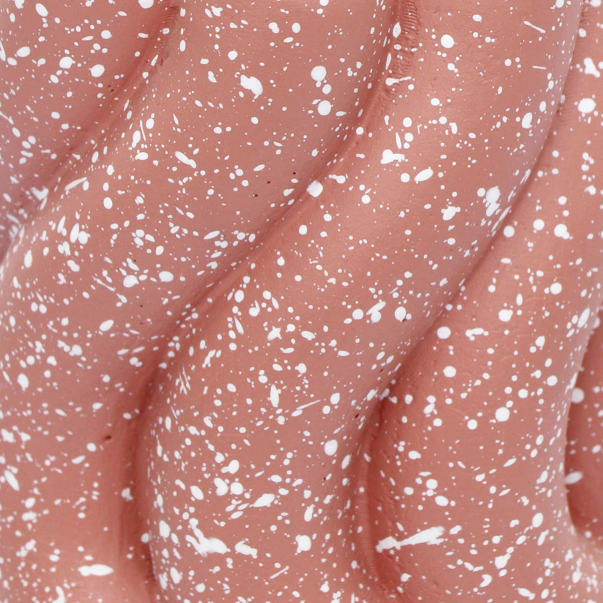 TOV Gabby Speckled Salmon Pink Vase