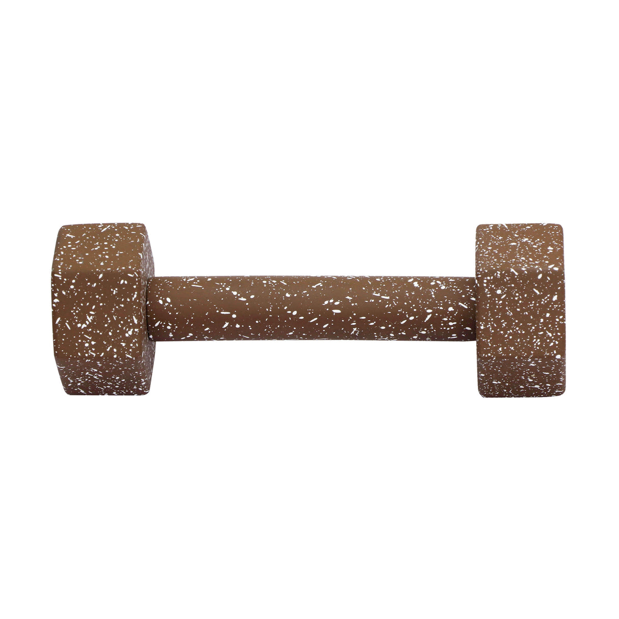 TOV Gabby Speckled Brick Red Decorative Dumbbell
