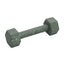 TOV Gabby Speckled Army Green Decorative Dumbbell