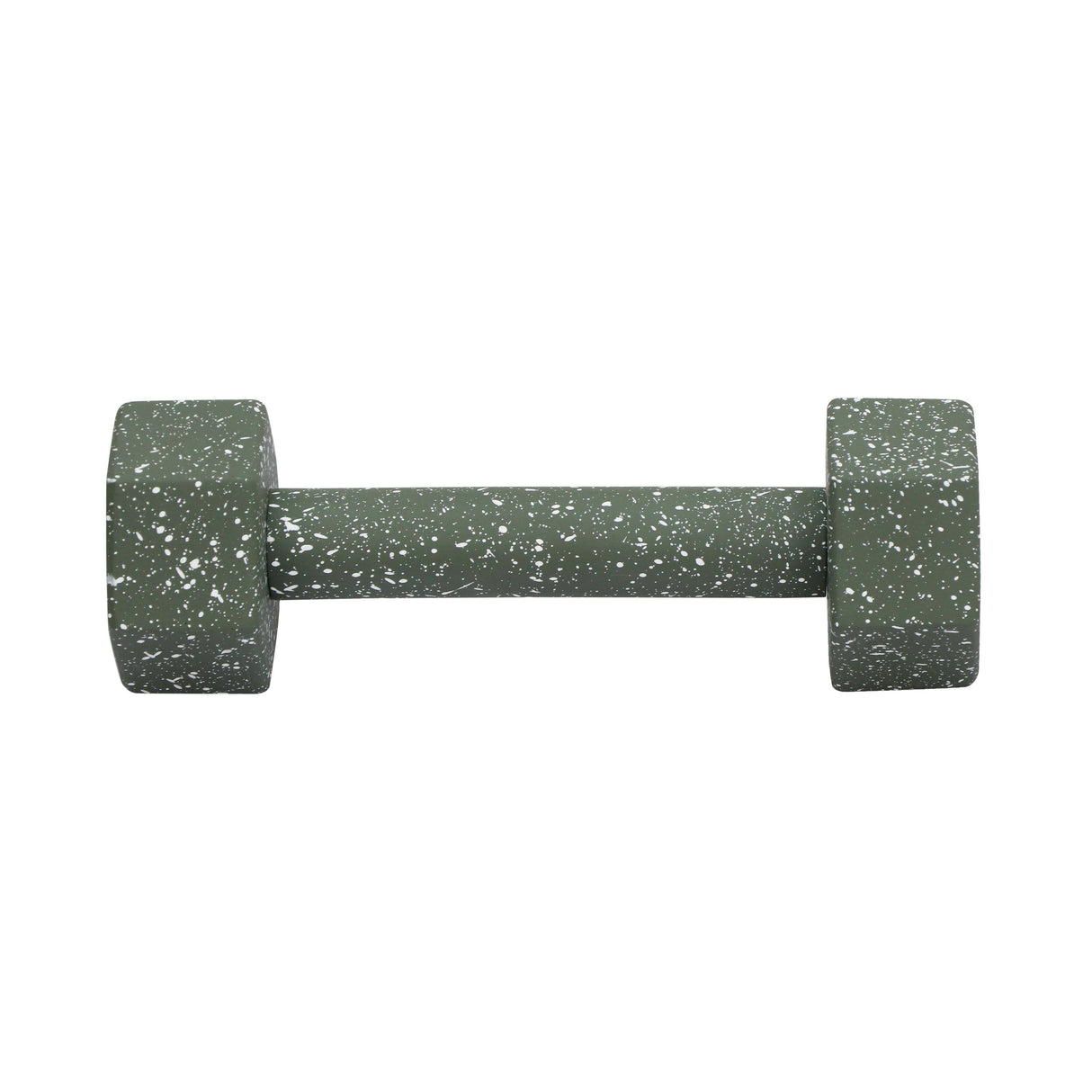 TOV Gabby Speckled Army Green Decorative Dumbbell