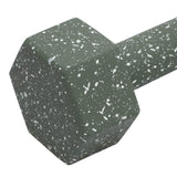 TOV Gabby Speckled Army Green Decorative Dumbbell