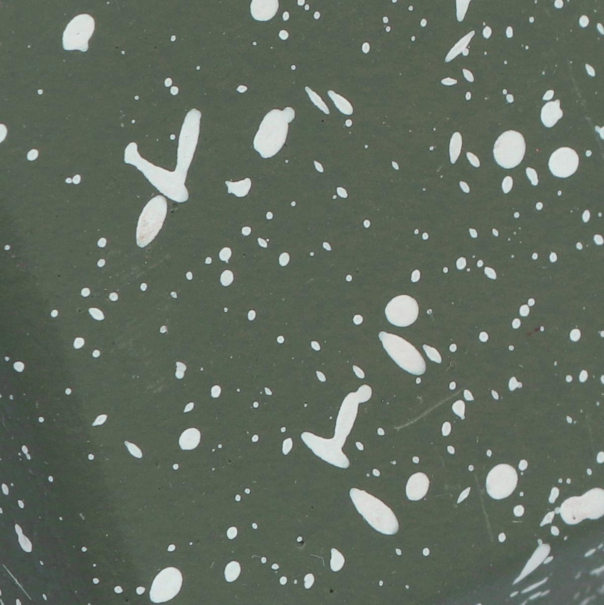 TOV Gabby Speckled Army Green Decorative Dumbbell