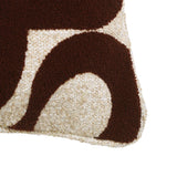 TOV Bonney Chocolate Brown Boucle Accent Cushion