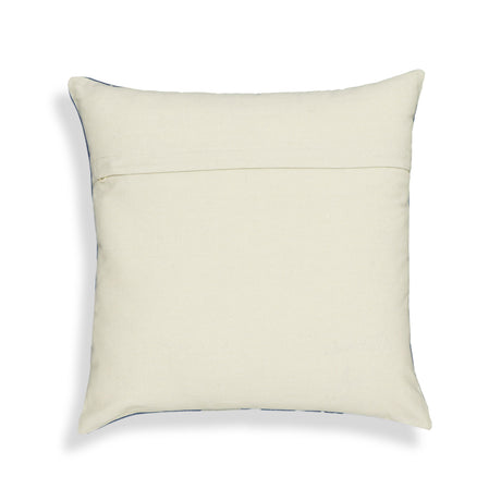 TOV Indigo Triangles Cotton 20" Square Accent Pillow