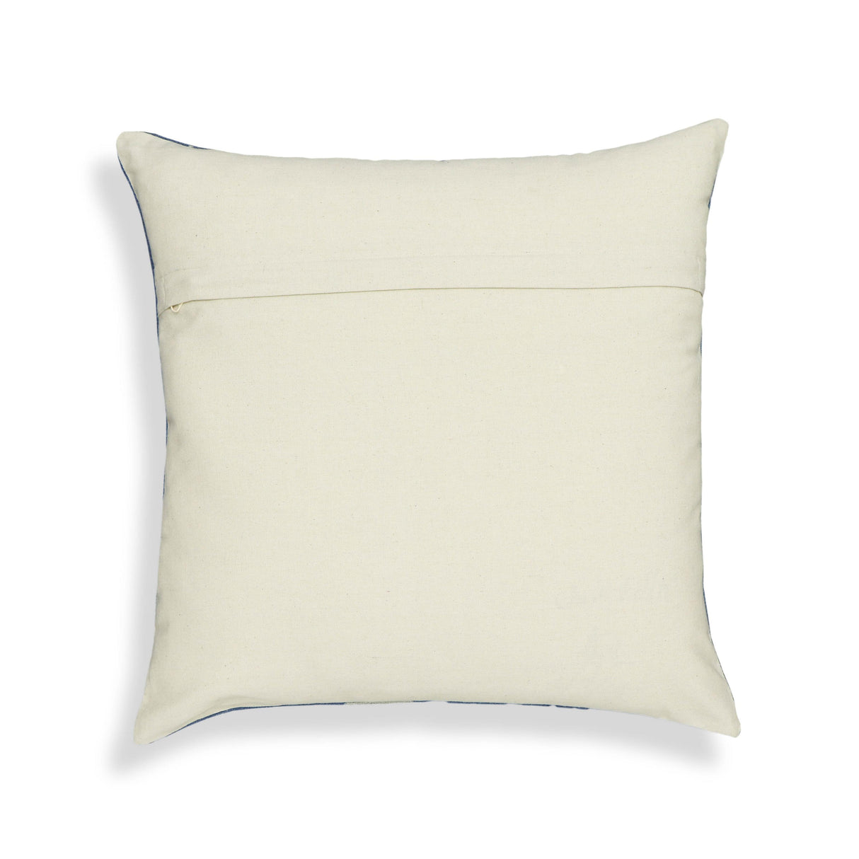 TOV Indigo Triangles Cotton 20 inch Square Accent Pillow