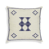 TOV Aztec Cream & Indigo Wool 20" Square Accent Cushion