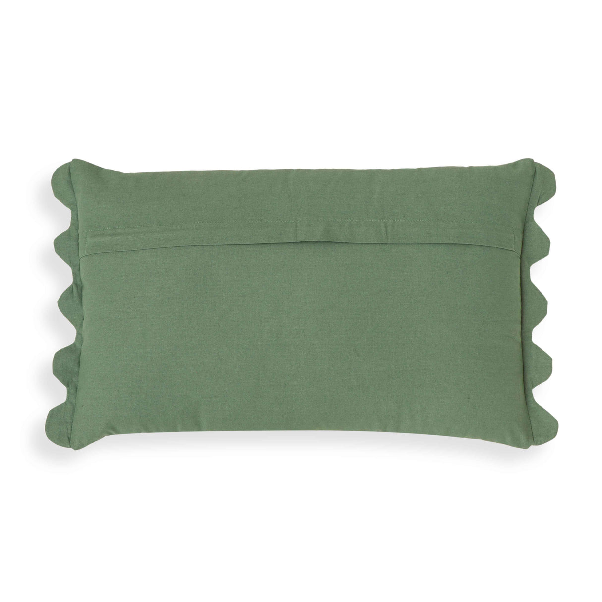 TOV Portia Aqua Embroidered Cotton Flex 20" x 12" Accent Cushion