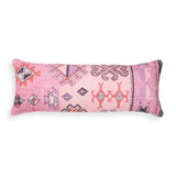 TOV Persia Pink Cotton 27" x 10" Bolster Pillow