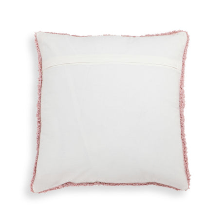 TOV Blossom Tufted Cotton 20" Square Accent Pillow