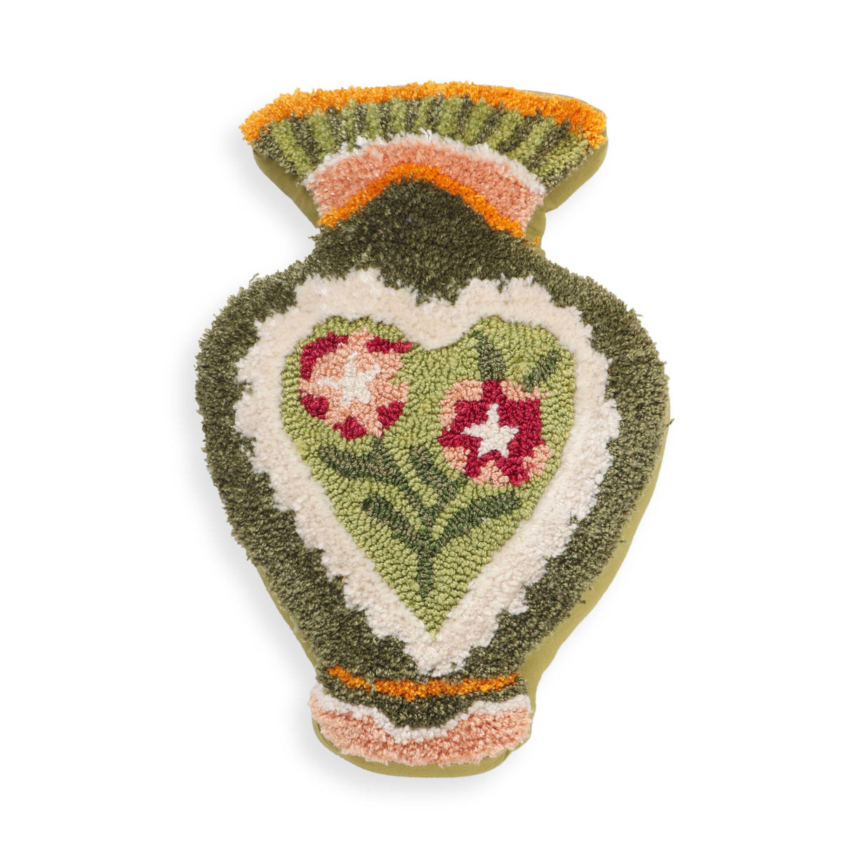 TOV Amphorae Green Tufted Accent Pillow