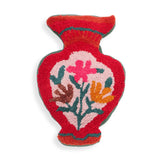 TOV Amphorae Red Tufted Accent Pillow