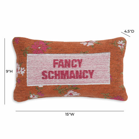 TOV Fancy Schmancy Jacquard Cotton Pillow