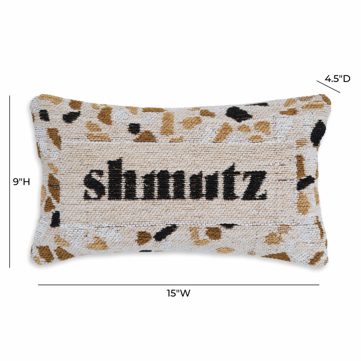 TOV Shmutz Jacquard Cotton Pillow