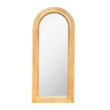 TOV Tanya Natural Rattan 70" Floor Mirror