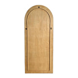 TOV Tanya Natural Rattan 70" Floor Mirror