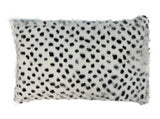 TOV Genuine Goatskin 12x20 Inch Pillow