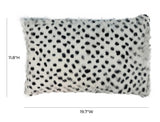 TOV Genuine Goatskin 12x20 Inch Pillow