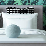TOV Boba 9 Inch Sea Blue Velvet Pillow