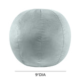 TOV Boba 9 Inch Sea Blue Velvet Pillow