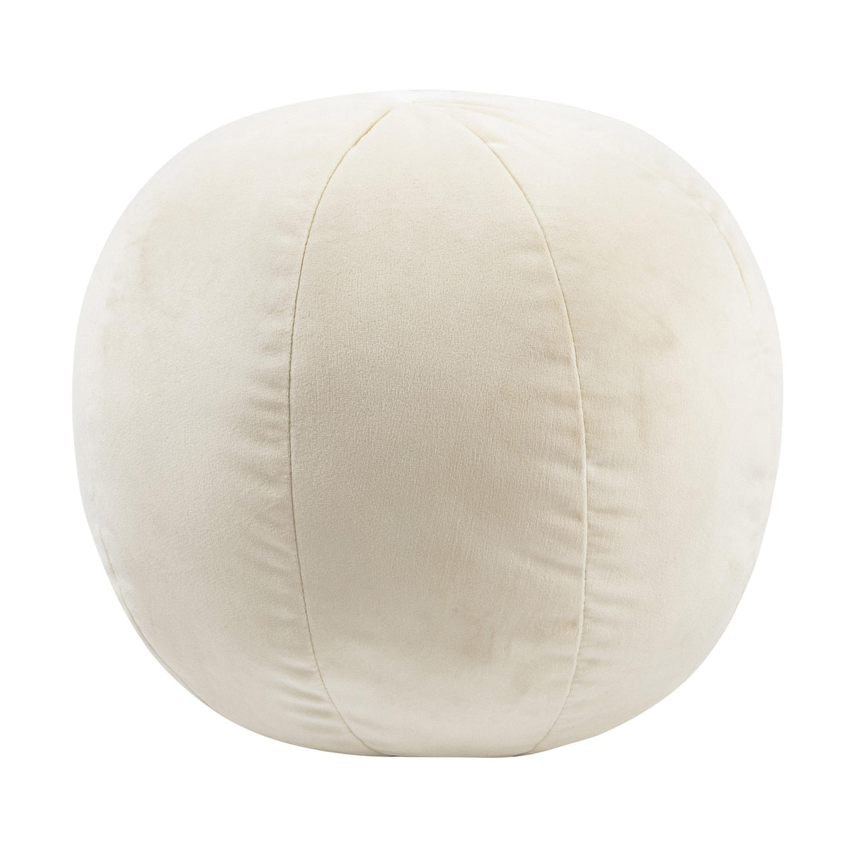 TOV Boba 9 Inch Cream Velvet Pillow