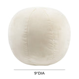 TOV Boba 9 Inch Cream Velvet Pillow
