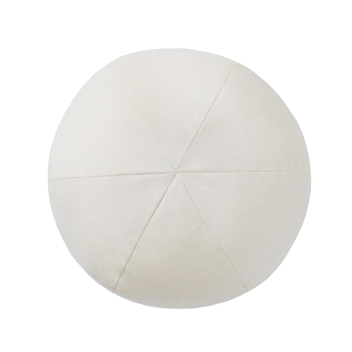 TOV Boba 9 Inch Cream Velvet Pillow