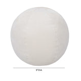 TOV Boba 9 Inch Cream Velvet Pillow