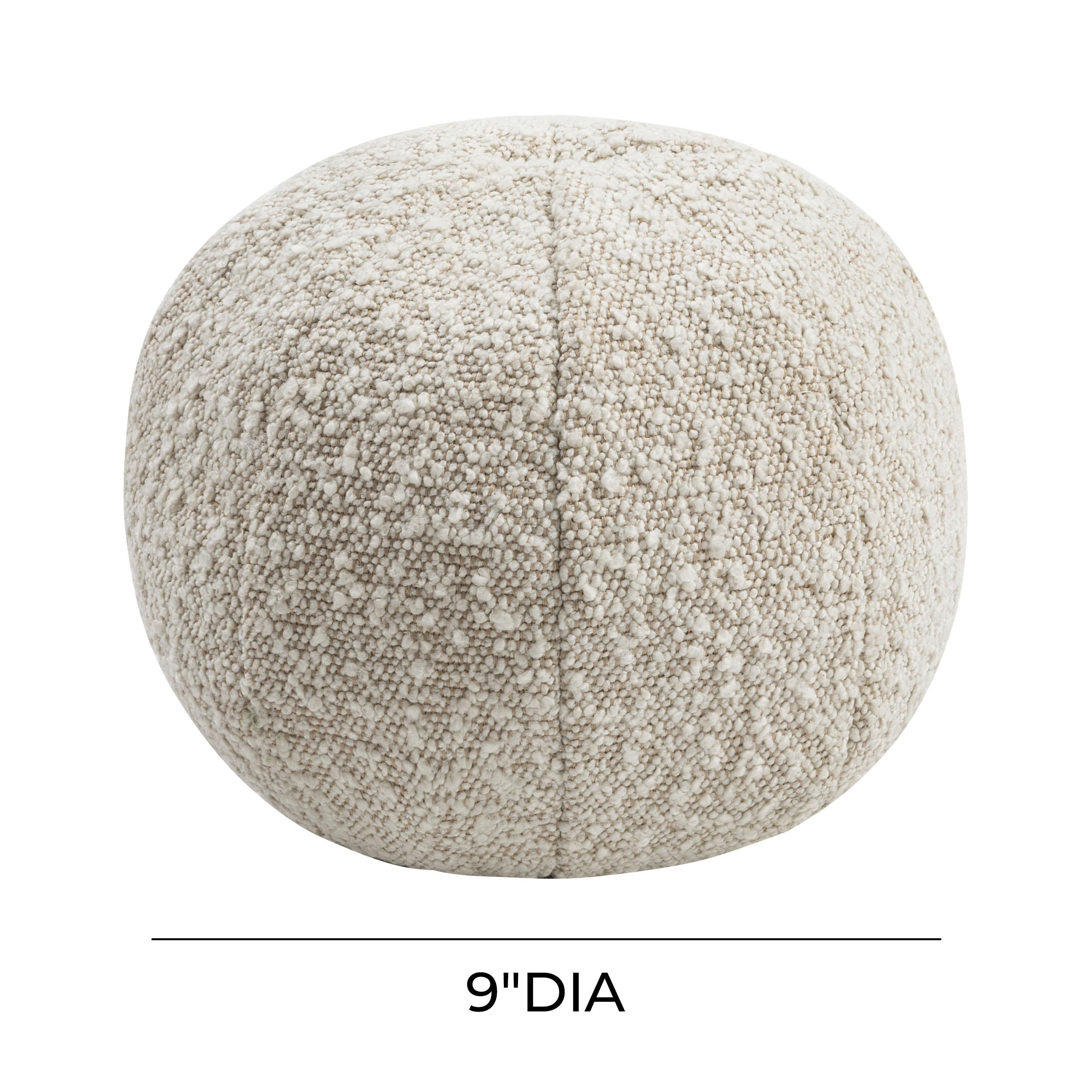 Tov Boba Boucle Ball Throw Pillow