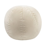 TOV Boba 14 Inch Cream Velvet Pillow
