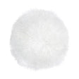 TOV New Zealand White Sheepskin 16 Inch Round Pillow
