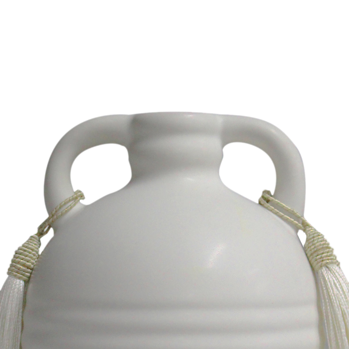 TOV Adonis White Ceramic Vase