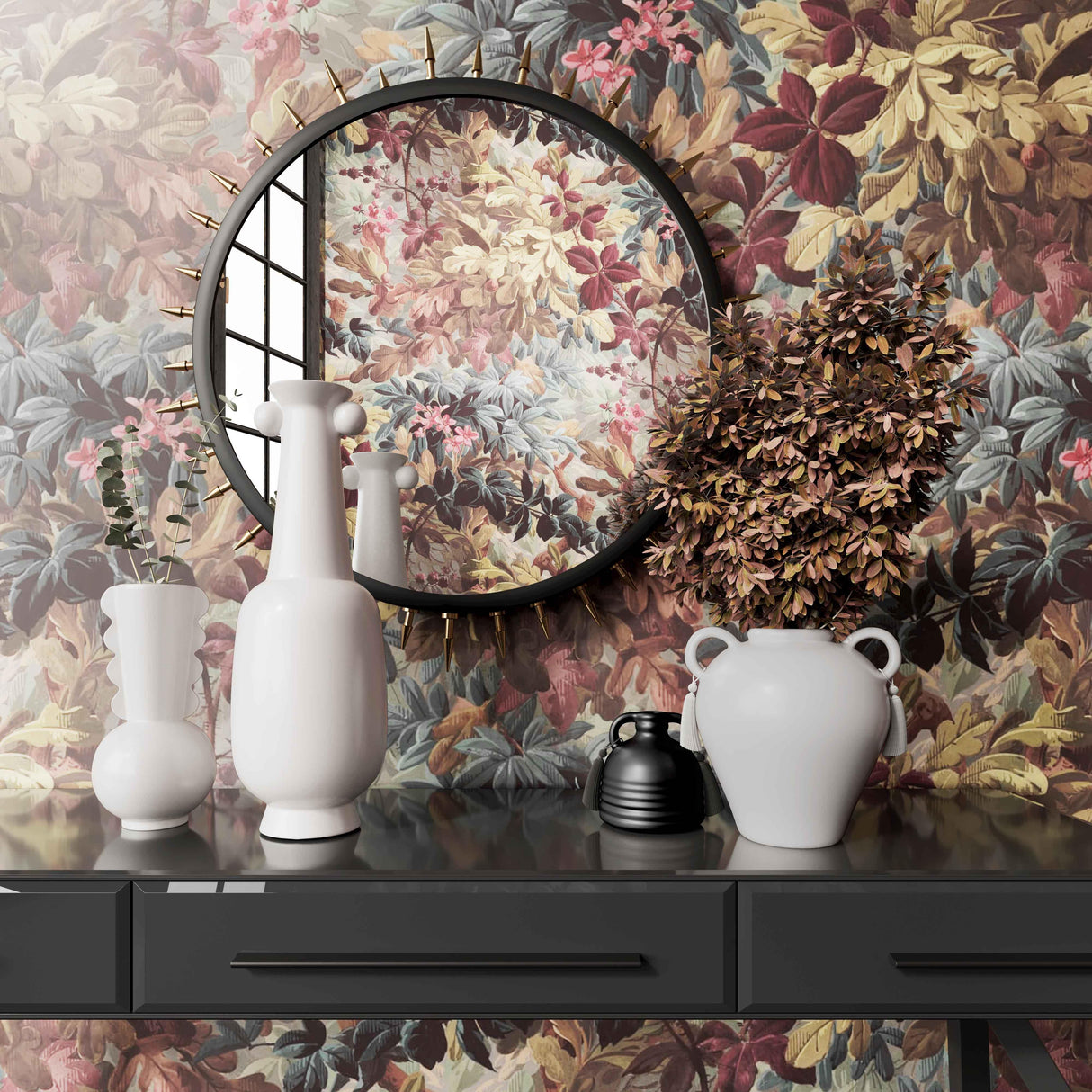 TOV Adonis Black Ceramic Vase