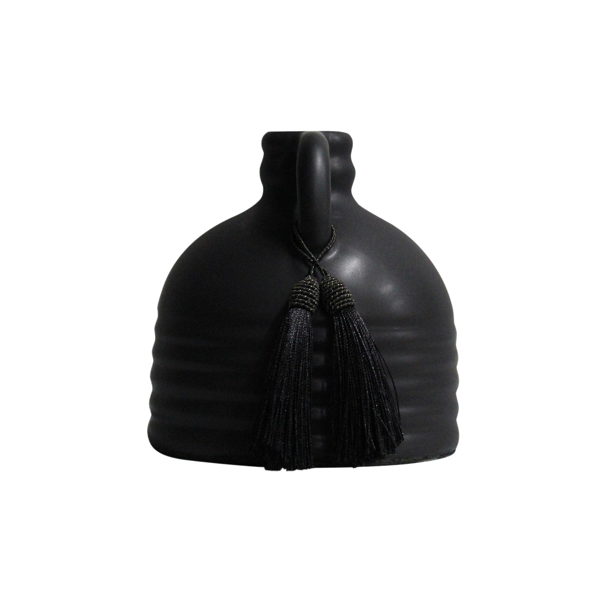 TOV Adonis Black Ceramic Vase