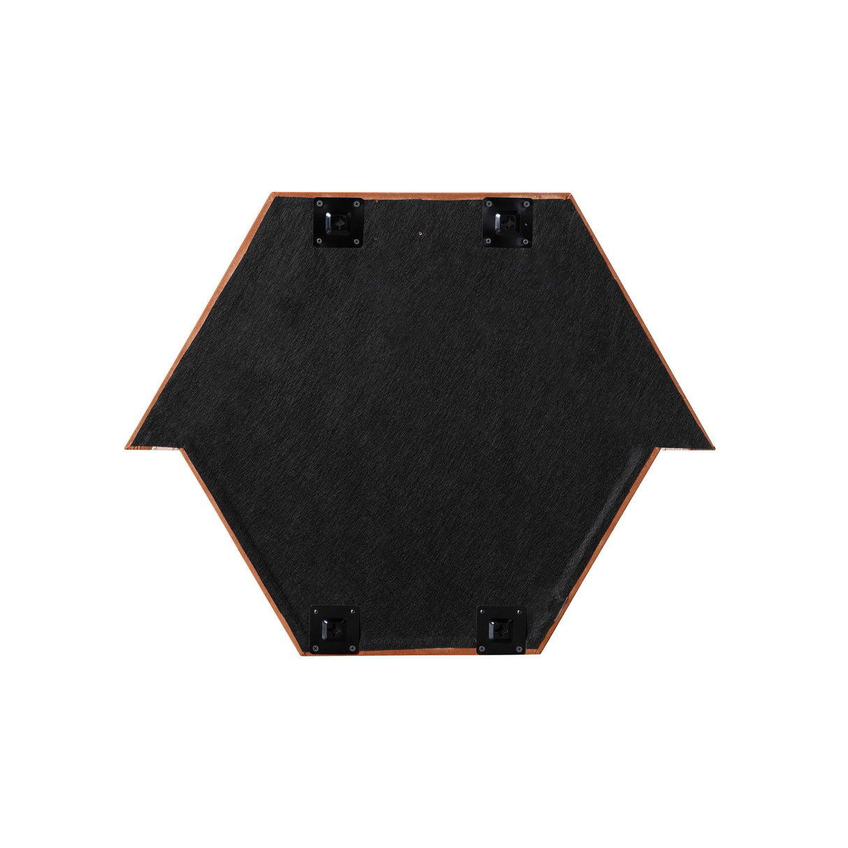 TOV Lally Terracotta Velvet Prism Wall Mirror