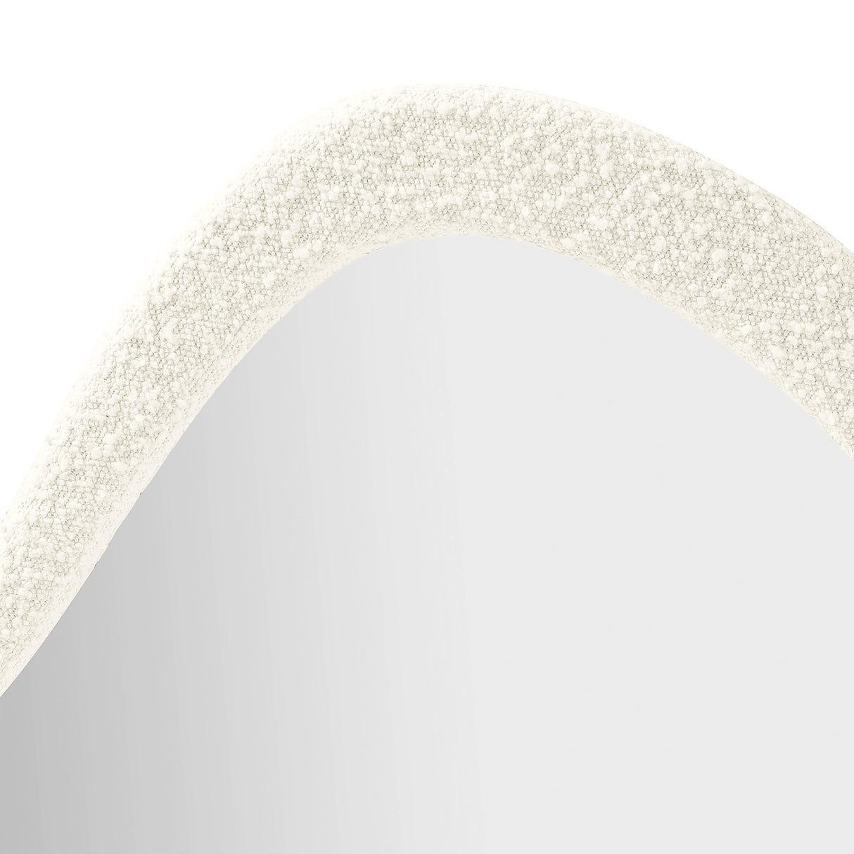 TOV Klaryss Teardrop Boucle Mirror