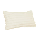 TOV Furry Cream Vegan Fur Rectangular Accent Pillow